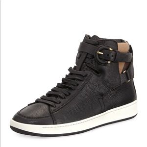 Burberry Folkington Hightop Sneakers like New